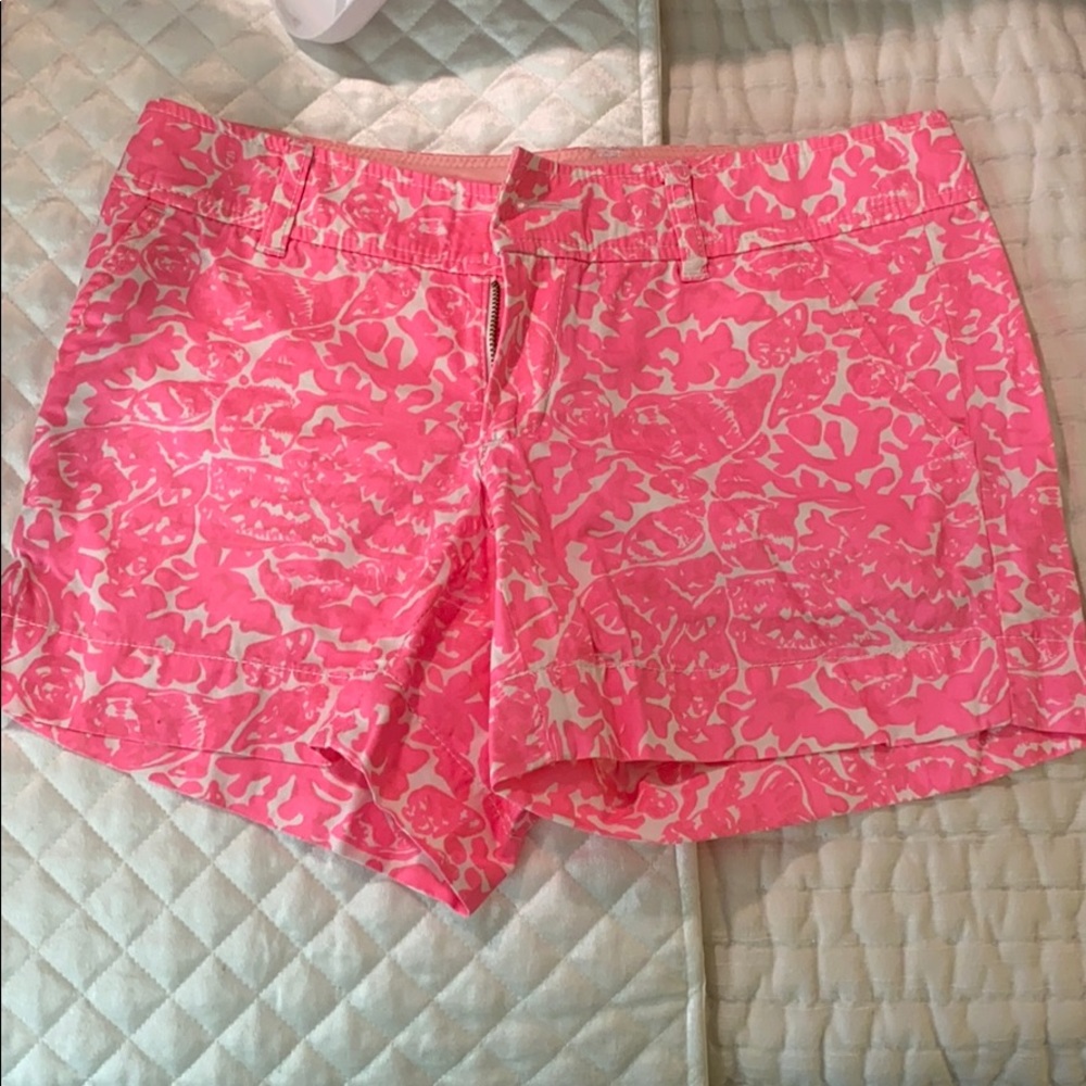Neon Pink Lily Pulitzer shorts